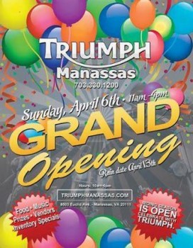 Triumph Manassa Grand Opening
